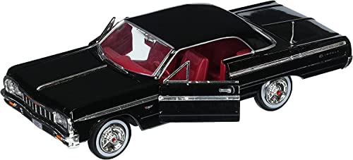 Motor Max New 1:24 W/B American Classics Collection - Black 1964 Chevrolet Impala Hardtop Diecast Model Car