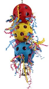 1088 stuff balls bonka bird toys shredding colorful parrot african grey amazon quaker budgie finch