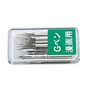 2Set X Zebra Comic G Model Chrome Pen Nib, Pack of 10 (PG-6C-C-K)