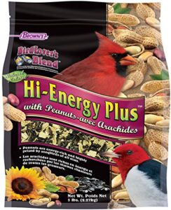 f.m.brown's bird lover's blend hi-energy plus with peanuts, 5 lb