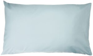 amazonbasics microfiber pillowcase, spa blue, 50x80x2
