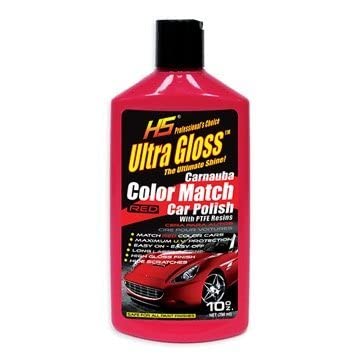 HS UltraGloss Carnauba Red Color Match Car Polish with PTFE results. The Professional Choice. 10 oz. (10 Oz)