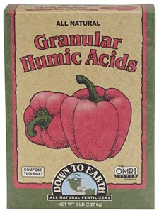 down to earth organic granular humic acids fertilizer mix, 5 lb
