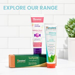 Himalaya Botanique Neem & Pomegranate Toothpaste, Original Formula for Brighter Teeth and Fresh Breath, 0.74 oz, Fluoride Free, TSA Approved Travel Size, 10 Pack