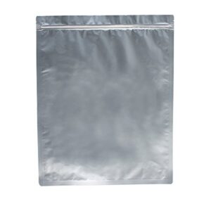 AwePackage Mylar Aluminum Foil Zipper Bag for Long Term food storage and collectibles - vacuum seal (10, 1.5 Gallon(12x16"))