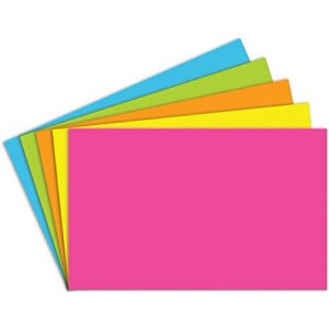 index cards 5x8 blank 100 ct brite