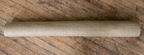 Burlapper Burlap Jute Fabric, 40 Inch x 5 Yards, 12 oz Decorator Quality