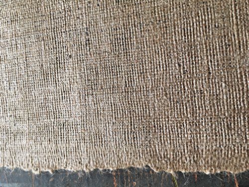 Burlapper Burlap Jute Fabric, 40 Inch x 5 Yards, 12 oz Decorator Quality