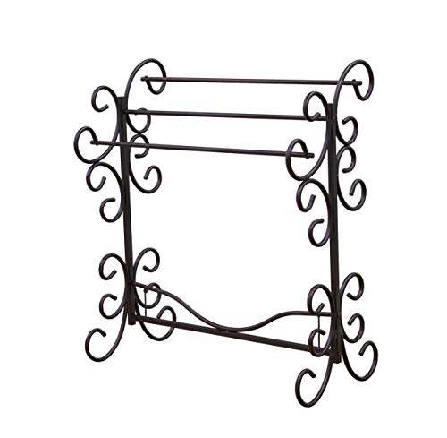 Frenchi Home Furnishing Blanket Rack, 35.5"H, Black