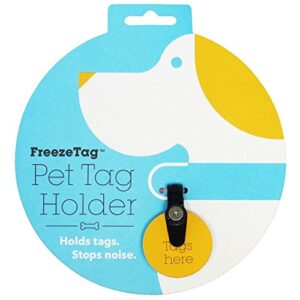 freezetag dog tag silencer and connector, one size, graphite
