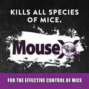 MouseX Bait Pellets, All-Natural Poison Free Humane Rat and Mouse Rodenticide Pellets, 1 lb. Bag - EcoClear Products