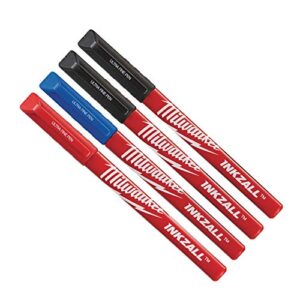 Milwaukee 48-22-3165 4PK INKZALL Color Ultra Fine Point Pen