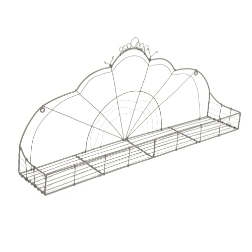 Creative Co-Op Hand Made Metal Wire Wall Shelf