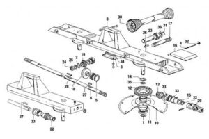 vicon, zweeger hay tedder universal joint assembly part no: a-w088397, v51000139z, znd9669z