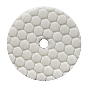 chemical guys bufx114hex6 hex-logic quantum light-medium polishing pad, white (6.5 inch pad made for 6 inch backing plates)