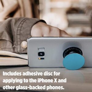 PopSockets: Collapsible Grip & Stand for Phones and Tablets - Aluminum Blue