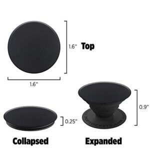 PopSockets: Collapsible Grip & Stand for Phones and Tablets - Aluminum Black