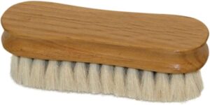 jeffers horse face brush for grooming a horse's face | palm-sized horse brush