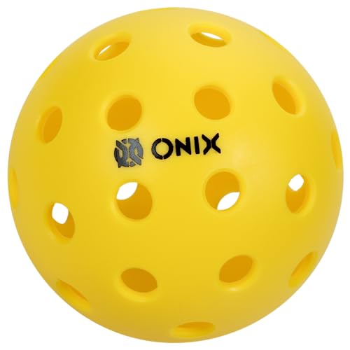 Onix Pure 2 Outdoor Pickleball Balls 3-Pack and 6-Pack Available - USAPA Approved - Optimized for Pickleball