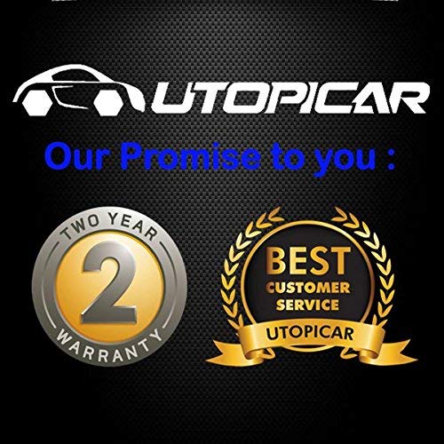 Blind Spot Car Mirrors: Semi Oval Convex Rear View/Side Car Mirror |Automotive Exterior Accessories | Blindspot Stick On Mirror For Car By Utopicar (2pack)