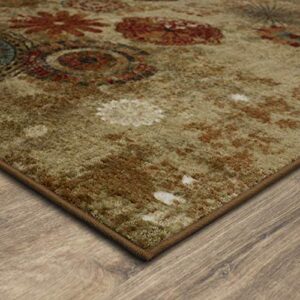 Mohawk Home Caravan Medallion Ornamental Area Rug, 7'6"x10', Multi