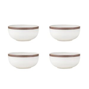 Pfaltzgraff Carmen Brown 16-Piece Stoneware Dinnerware Set, Service for 4 -