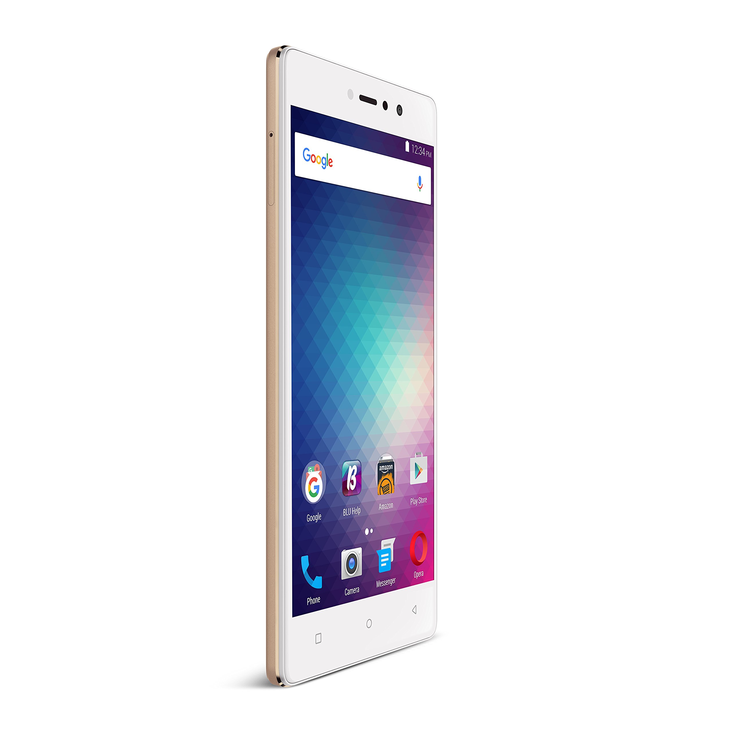 BLU VIVO 5R (32GB) 5.5" Full HD, Dual SIM 4G LTE GSM Factory Unlocked Smartphone with Fingerprint Sensor, Gold