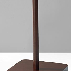 Adesso Home 4093-15 Transitional One Light Floor Lamp from Ellis Collection in Bronze/Dark Finish, Walnut