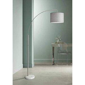 Adesso 4249-22 Bowery Arc Lamp, Steel, Smart Outlet Compatible, 77"