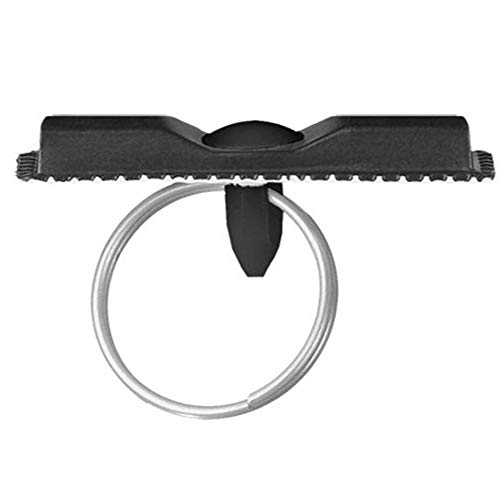 Clik Clik Magnet Wall Hooks - Black Color - Metal Material - 5lbs, Magnet Hooks for Fridge - Pack of 20