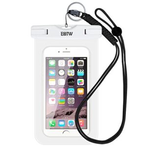 eotw waterproof case, universal waterproof phone pouch compatible for iphone 13 12 11 pro max xs max xr 8 7 6 plus galaxy s20 s10 up to 6.8", ipx8 cellphone dry bag