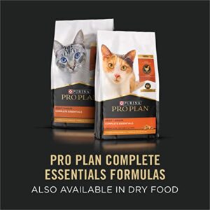 Purina Pro Plan Gravy, High Protein Wet Cat Food Variety Pack, Complete Essentials Chicken and Turkey Favorites - (24) 3 oz. Cans