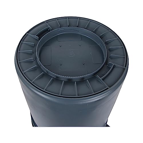 Boardwalk 32Glwrgra Round Waste Receptacle Lldpe 32 Gal Gray