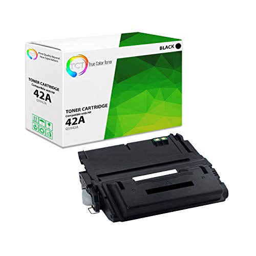 TCT Premium Compatible Toner Cartridge Replacement for HP 42A Q5942A Black Works with HP Laserjet 4240 4240N 4250 4250DTN 4250N 4250TN 4350 4350DTN 4350N Printers (10,000 Pages)