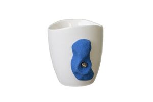 rock climbing mug (blue)