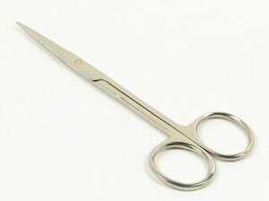 iris surgical scissors 4 1/2 inch straight stainless