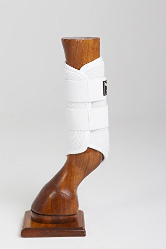 Back on Track Splint Brush Boot Size Small White Pair (Medium, White)