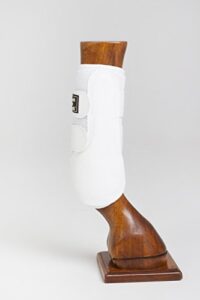 back on track splint brush boot size small white pair (medium, white)