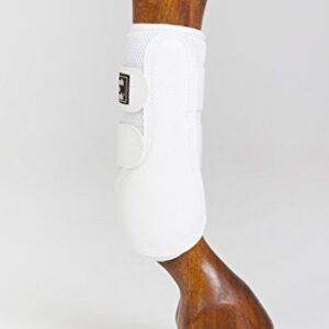 Back on Track Splint Brush Boot Size Small White Pair (Medium, White)