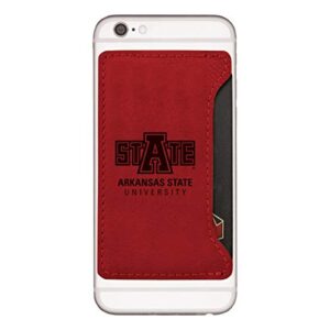 cell phone card holder wallet - arkansas state red wolves