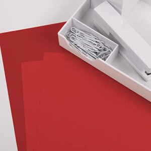 JAM PAPER Colored 24lb Paper - 90 gsm - 8.5 x 11 - Red Recycled - 50 Sheets/Pack
