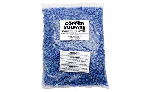 Copper Sulfate Large Crystals 10lb Bag