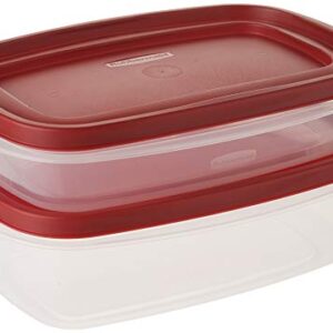 Rubbermaid 5.5 Cup and 8.5 Cup Easy Find Lid Containers Value Pack