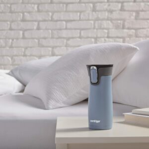 Contigo Autoseal West Loop Vaccuum-Insulated Stainless Steel Travel Mug, 16 Oz, Biscay Bay