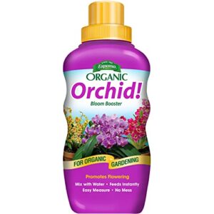 espoma organic orchid! 8-ounce concentrated plant food – plant fertilizer and bloom booster for all orchids and bromeliads. ideal for phalaenopsis, dendrobium, and other types of orchids