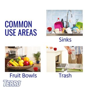 TERRO T2502 Ready-to-Use Indoor Fruit Fly Trap with Built in Window - 2 Traps + 90 day Lure Supply