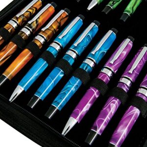 Monteverde 36 PC Zipper Pen Case; Black (1407)