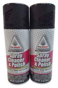 honda 08732-scp00 spray cleaner and polish, 12 oz., 2 cans