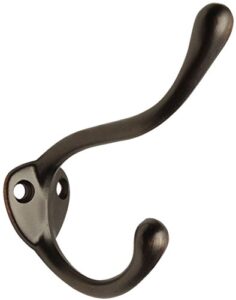 designers impressions 25 pack 57486 oil rubbed bronze heavy duty coat & hat hook