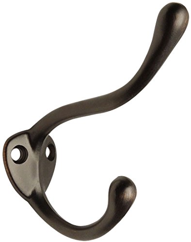 Designers Impressions 25 Pack 57486 Oil Rubbed Bronze Heavy Duty Coat & Hat Hook